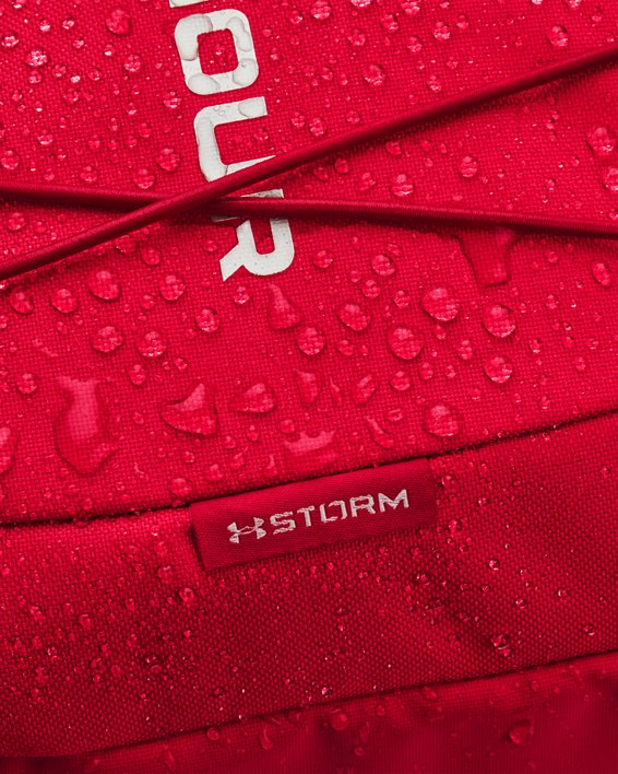 UA Hustle Sport Backpack, Red, pdpMainDesktop image number 6